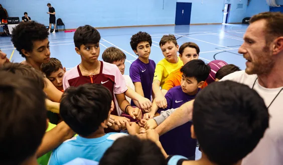 La charla del coach antes de empezar
