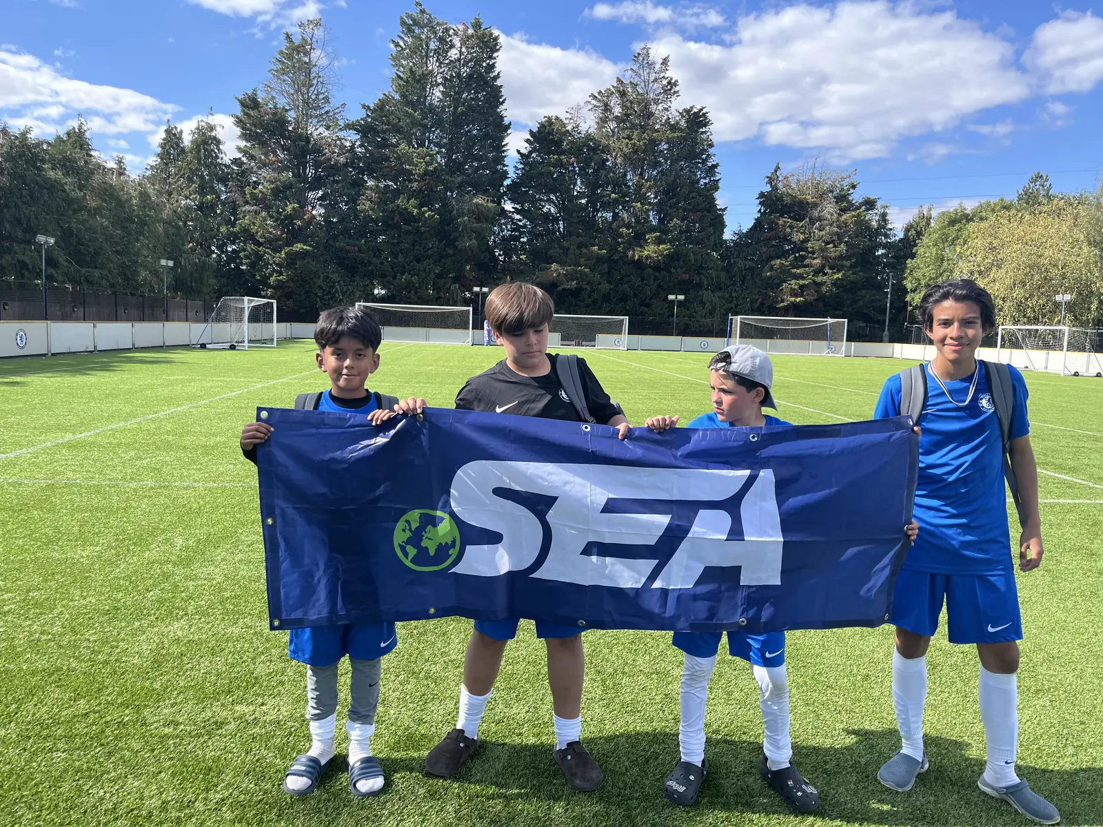Chelsea FC Training Camp, en los campos de Bradfield College